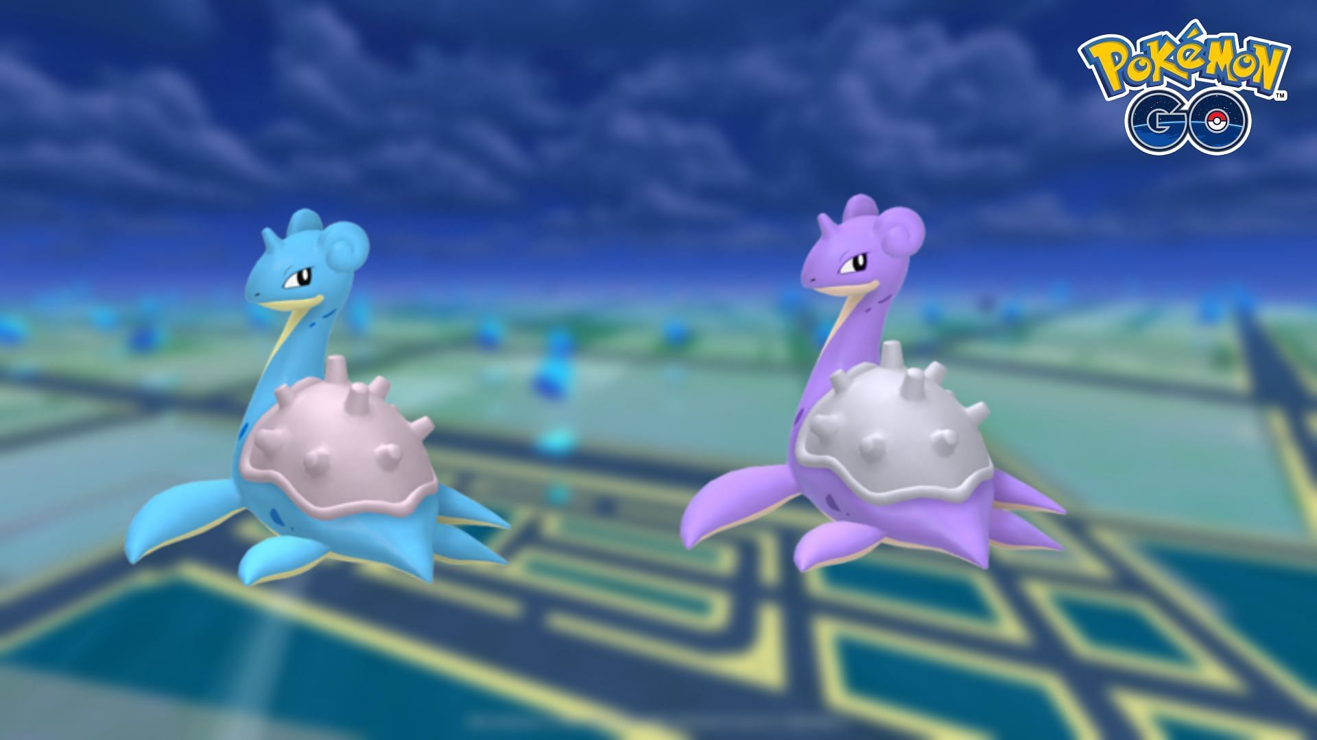 Lapras and its shiny form (Image via TPC)